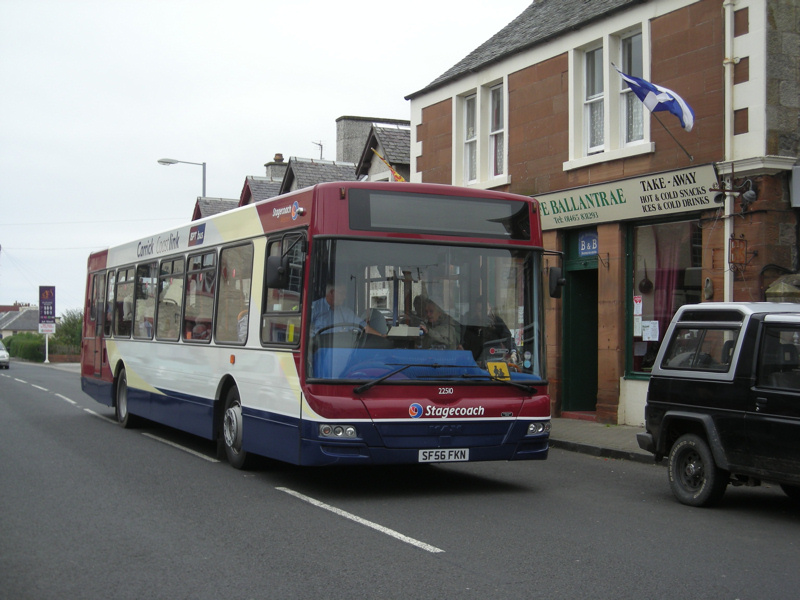 Carrick Coastal Link bus photos Ayr Girvan Stranraer Portpatrick