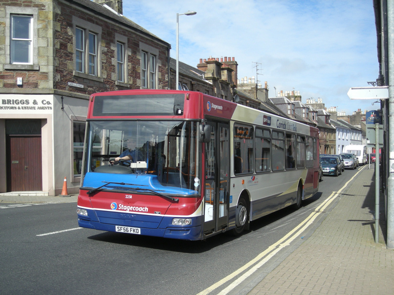 Carrick Coastal Link bus photos Ayr Girvan Stranraer Portpatrick