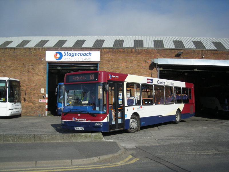 Carrick Coastal Link bus photos Ayr Girvan Stranraer Portpatrick