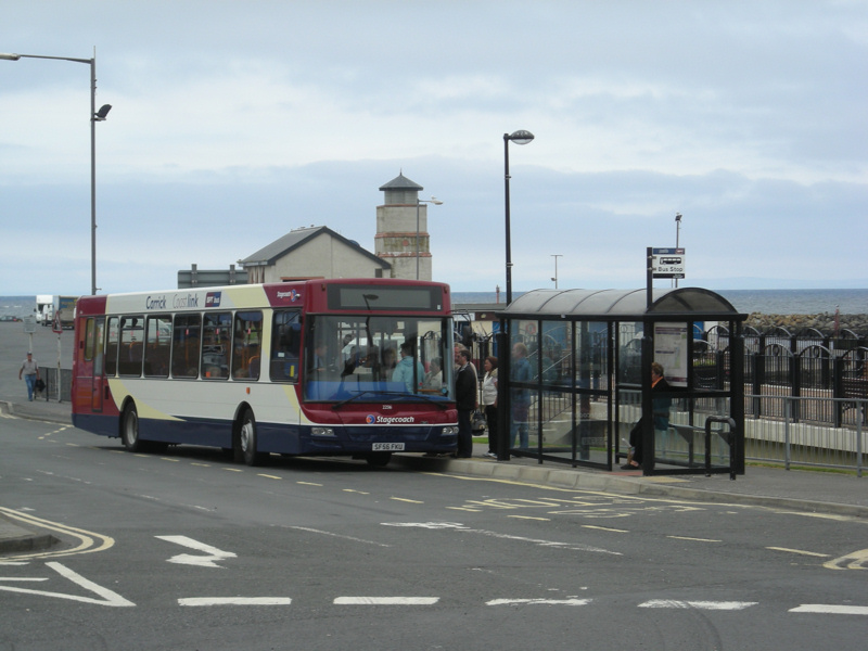 Carrick Coastal Link bus photos Ayr Girvan Stranraer Portpatrick